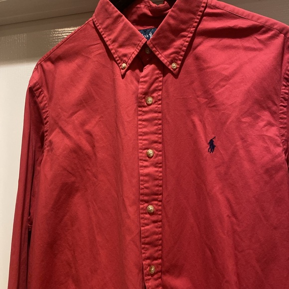 Polo Ralph Lauren Custom Fit Button Up Medium - Picture 3 of 6